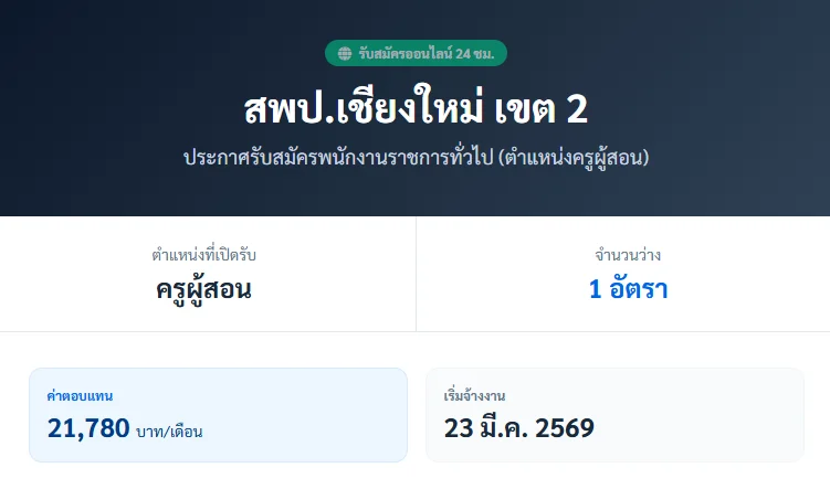 สพป.เชียงใหม่ เขต 2
