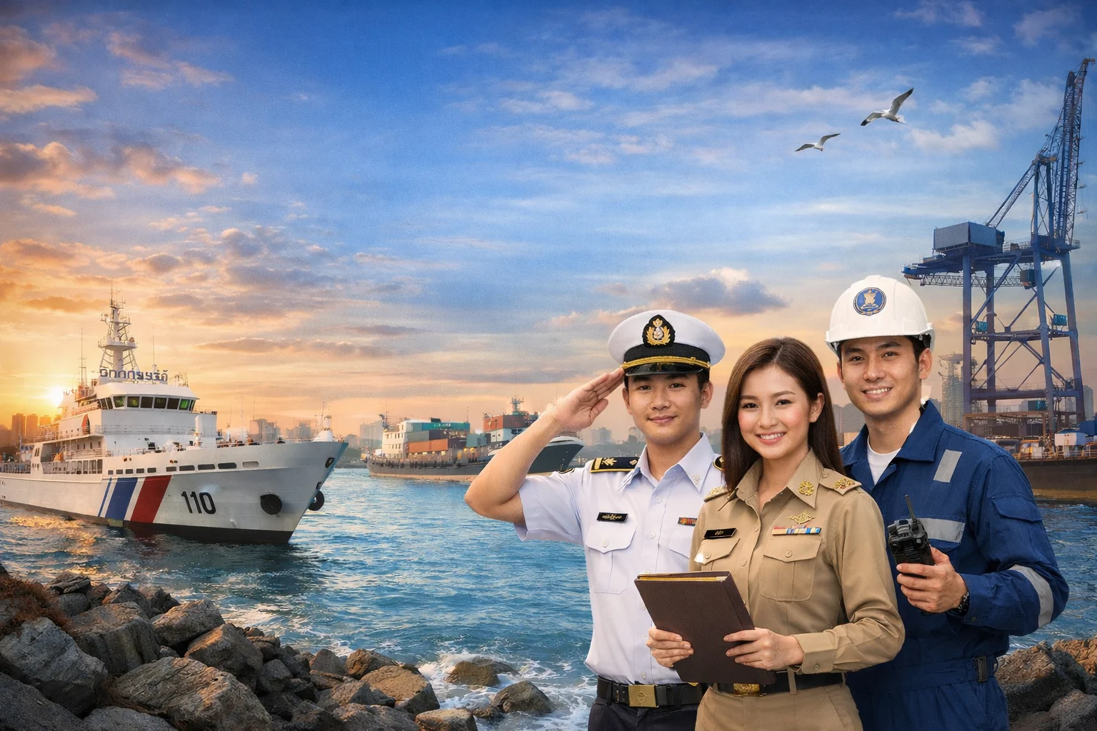 รับสมัครพนักงานราชการ กรมเจ้าท่า 2569